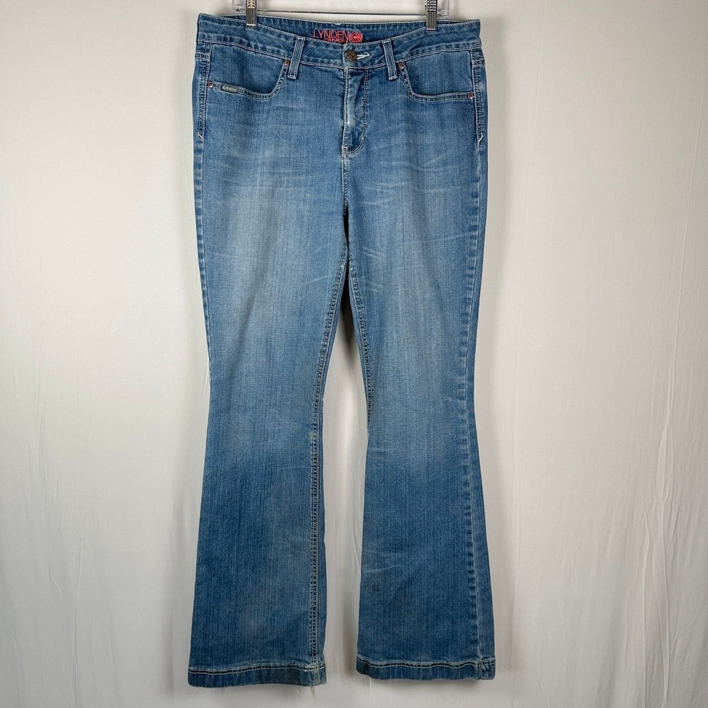 Cinch Lynden Jeans Womens 33/15 Bootcut Denim Light Wash Country Farm Workwear - Picture 1 of 7